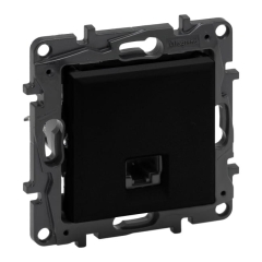 Gniazdo komputerowe RJ45 Legrand Niloe Step czarne