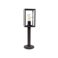 Lampa stojąca Polux Malmo 15 W E27 IP44 48 cm czarna