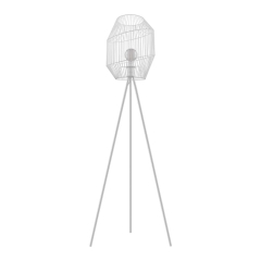 Lampa podłogowa GoodHome Tsolma 1-punktowa E27 biała matowa