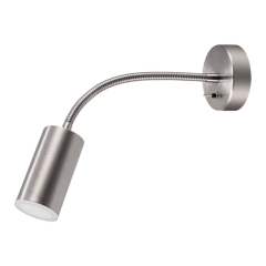 Kinkiet LED GoodHome Lignit szczotkowany chrom