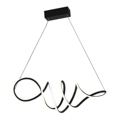 Lampa wisząca LED Loca 56 W czarna