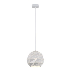 Lampa wisząca Palermo 1 x 40 W E27 rozmiar M biała