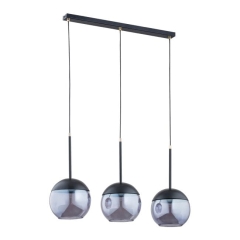 Lampa wisząca Volda 3-punktowa czarna