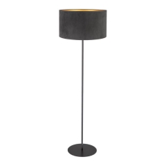 Lampa podłogowa Goldie 1 x E27 czarna