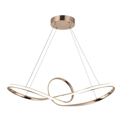 Lampa wisząca Arlena 1 x 45 W różowe złoto