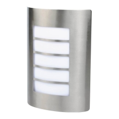 Kinkiet ogrodowy GoodHome Grandy 1 x 40 W E27 stal szczotkowana