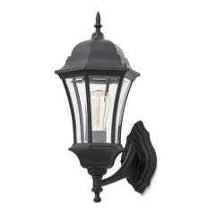 Kinkiet ogrodowy GoodHome Richelieu 1 x 60 W E27 czarny