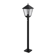 Lampa ogrodowa GoodHome Docker z czujnikiem ruchu E27 IP44 czarna
