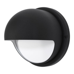 Kinkiet GoodHome Helmet okrągły 650 lm IP44 czarny