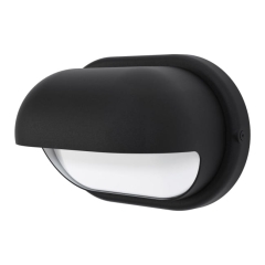 Kinkiet GoodHome Helmet podłużny 650 lm IP44 czarny