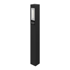 Słupek napięciowy GoodHome Davern z czujnikiem ruchu 20 W 90 cm czarny