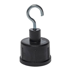 Hak do girland Eko-light metalowy czarny