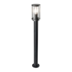Lampa ogrodowa Goldlux Fiord 1 x E27 IP44 80 cm czarna