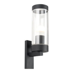 Kinkiet ogrodowy Goldlux Spectra 1 x E27 IP44 czarny