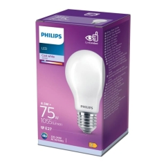 Żarówka LED Glass Philips A60 E27 1055 lm 4000 K