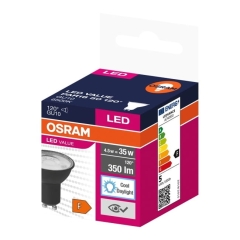 Żarówka LED Osram GU10 350 lm 6500 K 120° czarna