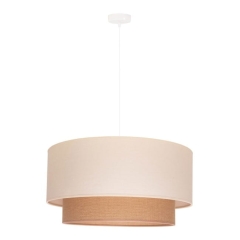 Lampa wisząca Duolla Boho 1 x E27 kremowa / juta
