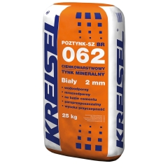 Tynk mineralny Kreisel baranek 2 mm biały 25 kg