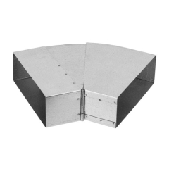 Kolano nastawne Darco 150 x 50 mm 25-45° ocynkowane