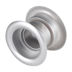 Osłona wentylacyjna Awenta fi 55 mm metal satyna srebro
