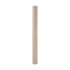 Słup sosnowy Kornik 1150 x 75 x 75 mm wzór nr 14