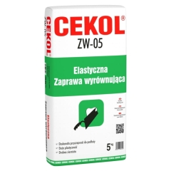 Elastyczna zaprawa wyrównująca Cekol ZW-05 5 kg