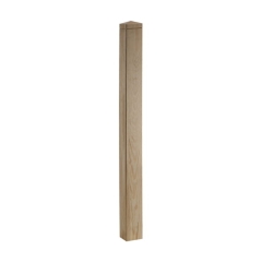 Słup dębowy Kornik 1150 x 75 x 75 mm wzór nr 14