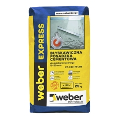 Błyskawiczna posadzka cementowa Weber Saint-Gobain Express 25 kg