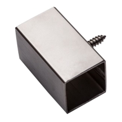 Uchwyt boczny tralki Kornik nierdzewny 22 x 22 mm 4 szt.