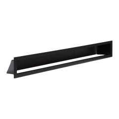 Kratka kominkowa NORDflam Aero 780 x 90 mm czarna