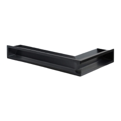 Kratka kominkowa NORDflam Aero czarna 380 x 580 x 90 mm