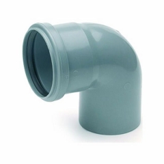 Kolano kanalizacyjne Pipelife 88° 75 mm szare