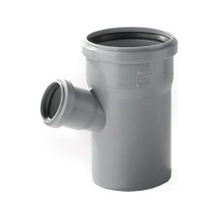 Trójnik do kanalizacji wewnętrznej PP Pipelife 88° 110 / 50 mm szary