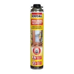 Pianka pistoletowa Soudal zimowa żółta 750 ml
