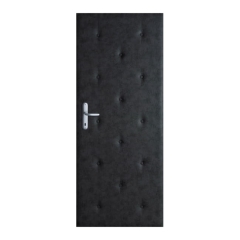 Tapicerka drzwiowa Buttons 94 cm szara