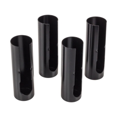 Osłonka zawiasu 14mm czarna 4szt