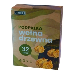Rozpałka ekologiczna Hearth wełna drzewna