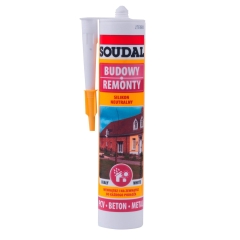 Silikon neutralny Soudal biały 280 ml