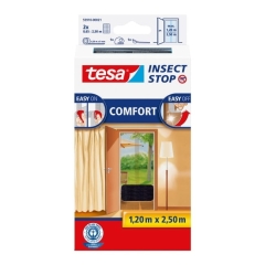 Moskitiera drzwiowa Tesa Comfort 1,2 x 2,5 m czarna