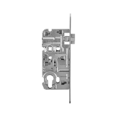 Zamek bębenkowy Yeti ocynk 72 x 50 mm prawy biały
