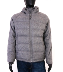 Hollister Mens Jacket Warmed Hood Grey S
