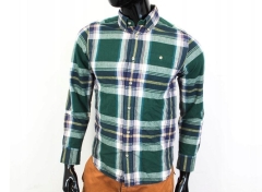 Carhartt Mens Shirt Tailoted Checks Green size S