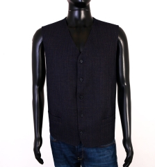Desch Mens Vest Tailored Dark Blue size L