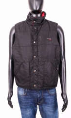 *Schott N.Y.C. Mens Vest Double Sided Black size M