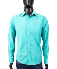 *Hollister Mens Shirt Tailored Green size S