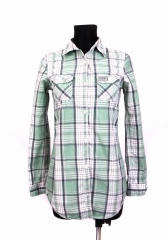 Superdry Womens Shirt Long Tailored Checked XS