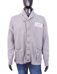*G-Star Raw Mens Sweater Cardigan Grey size XL