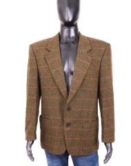 *DressMaster Mens Blazer Wool jaket Checks size L