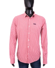 *Superdry Mens Shirt Tailored Cotton Pink size XL