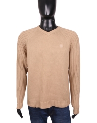 *Timberland Mens Sweater V-Neck Beige S